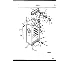 White-Westinghouse RT163LCD3 cabinet parts diagram