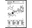 White-Westinghouse WAS18EP2K1 air handling parts diagram