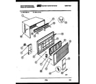 White-Westinghouse WAL117P1A1 cabinet parts diagram