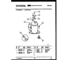 White-Westinghouse WAL106P1A1 compressor parts diagram