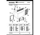 White-Westinghouse WAL117P1A1 cabinet and installation parts diagram