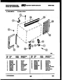 Cabinet and installation parts