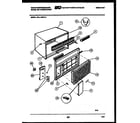 White-Westinghouse WAL125P1A1 cabinet parts diagram