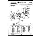 White-Westinghouse WAL125P1A1 electrical parts diagram