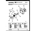 White-Westinghouse WAL125P1A1 air handling parts diagram