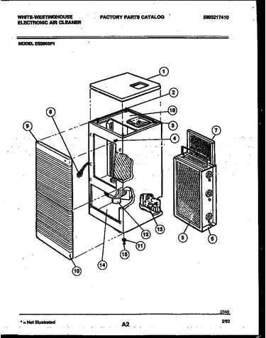 Electronic air cleaner parts