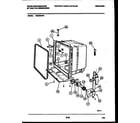 White-Westinghouse SU220NXR2 tub and frame parts diagram