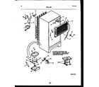 White-Westinghouse RT199PCD0 system and automatic defrost parts diagram