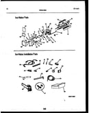 Ice maker and installation parts