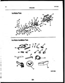 Ice maker and installation parts