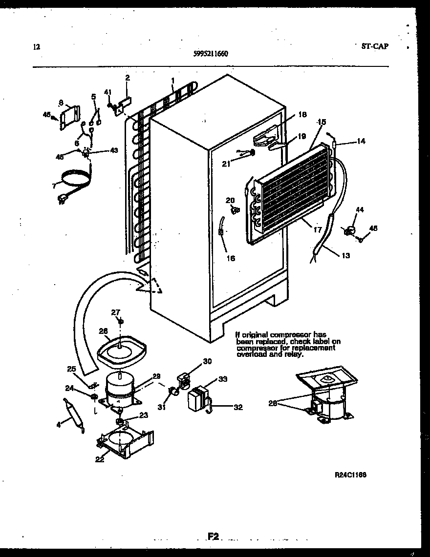 System and automatic defrost parts