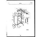 White-Westinghouse RT216PLD0 cabinet parts diagram
