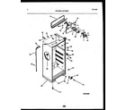 White-Westinghouse RT163NCDF cabinet parts diagram