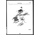 White-Westinghouse RT163NLDE shelves and supports diagram
