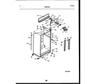White-Westinghouse RT179NLH0 cabinet parts diagram