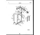 White-Westinghouse RT179NCW0 cabinet parts diagram