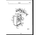 White-Westinghouse RT171NCW1 cabinet parts diagram