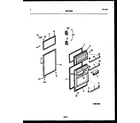 White-Westinghouse RT153MLW1 door parts diagram