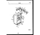 White-Westinghouse RT153MLW1 cabinet parts diagram