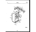 White-Westinghouse RT153MCW1 cabinet parts diagram