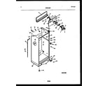 White-Westinghouse RTG216NLD0 cabinet parts diagram