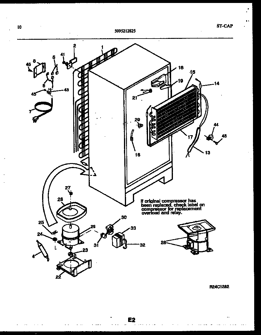 System and automatic defrost parts