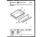 White-Westinghouse GW30SPEW1 drawer parts diagram