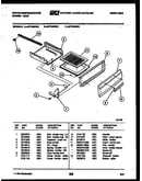 Broiler drawer parts