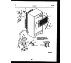White-Westinghouse RT143NCWC system and automatic defrost parts diagram