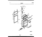 White-Westinghouse ATG150NCW0 door parts diagram