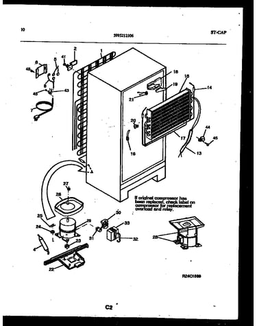 System and automatic defrost parts
