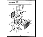 White-Westinghouse WAL092P1A1 cabinet parts diagram
