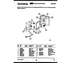 White-Westinghouse WAL092P1A1 electrical parts diagram