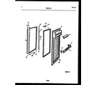 White-Westinghouse RS249NCW1 refrigerator door parts diagram