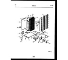 White-Westinghouse RS249NCD0 system and automatic defrost parts diagram