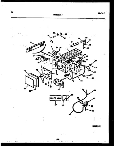 Ice maker and installation parts