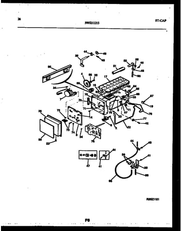 Ice maker and installation parts