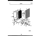 White-Westinghouse RS227MCD2 system and automatic defrost parts diagram