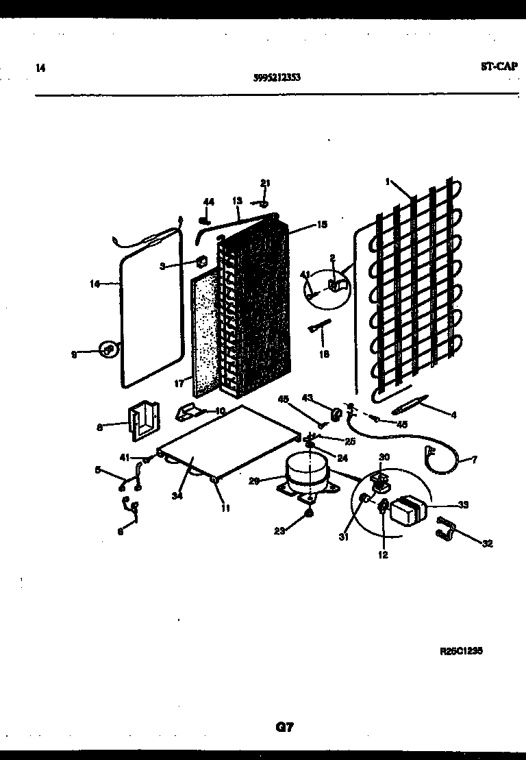 System and automatic defrost parts