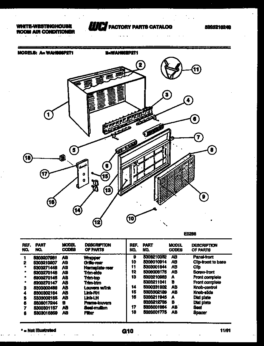 CABINET PARTS