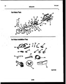 Ice maker and installation parts