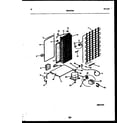 White-Westinghouse RS227NCH0 system and automatic defrost parts diagram
