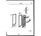 White-Westinghouse RSG192NCW1 refrigerator door parts diagram