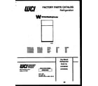 White-Westinghouse ATG180VNLD0 cover page diagram