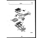 White-Westinghouse ATG180VNLW0 shelves and supports diagram