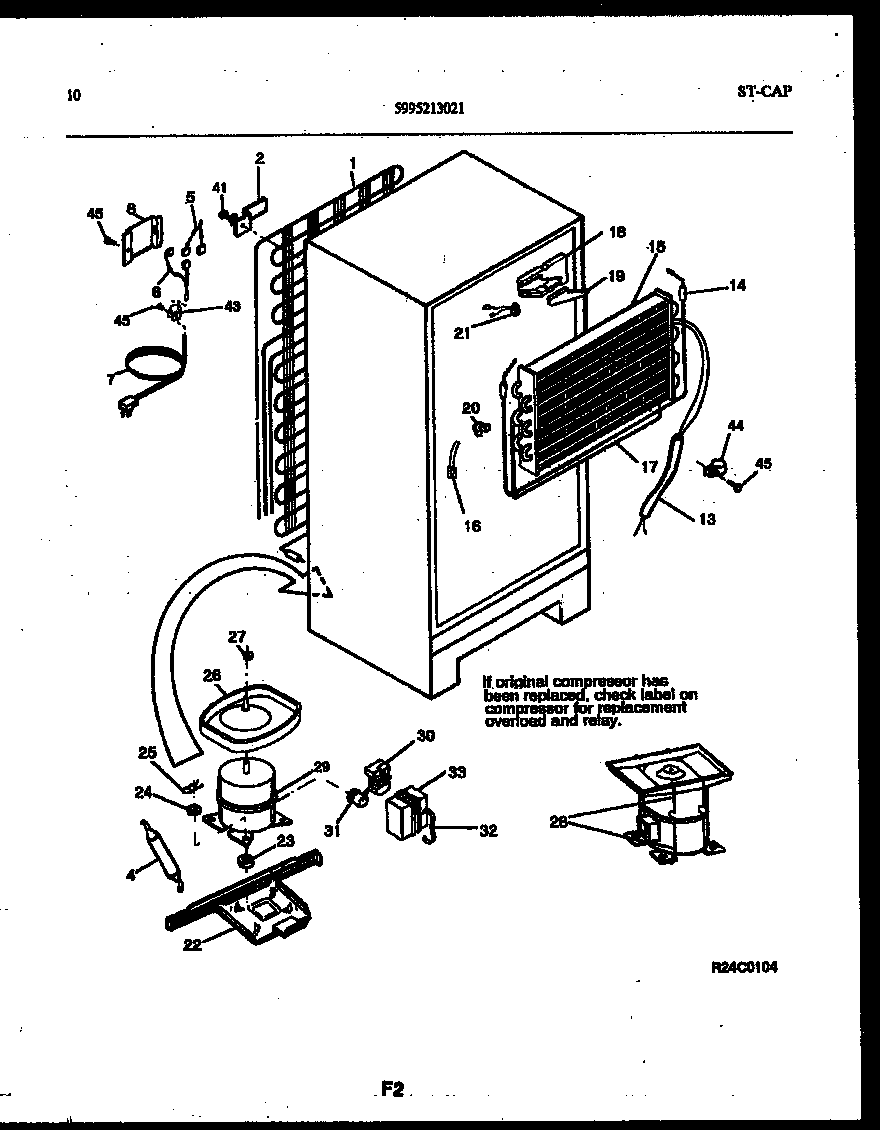 System and automatic defrost parts