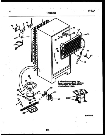 System and automatic defrost parts