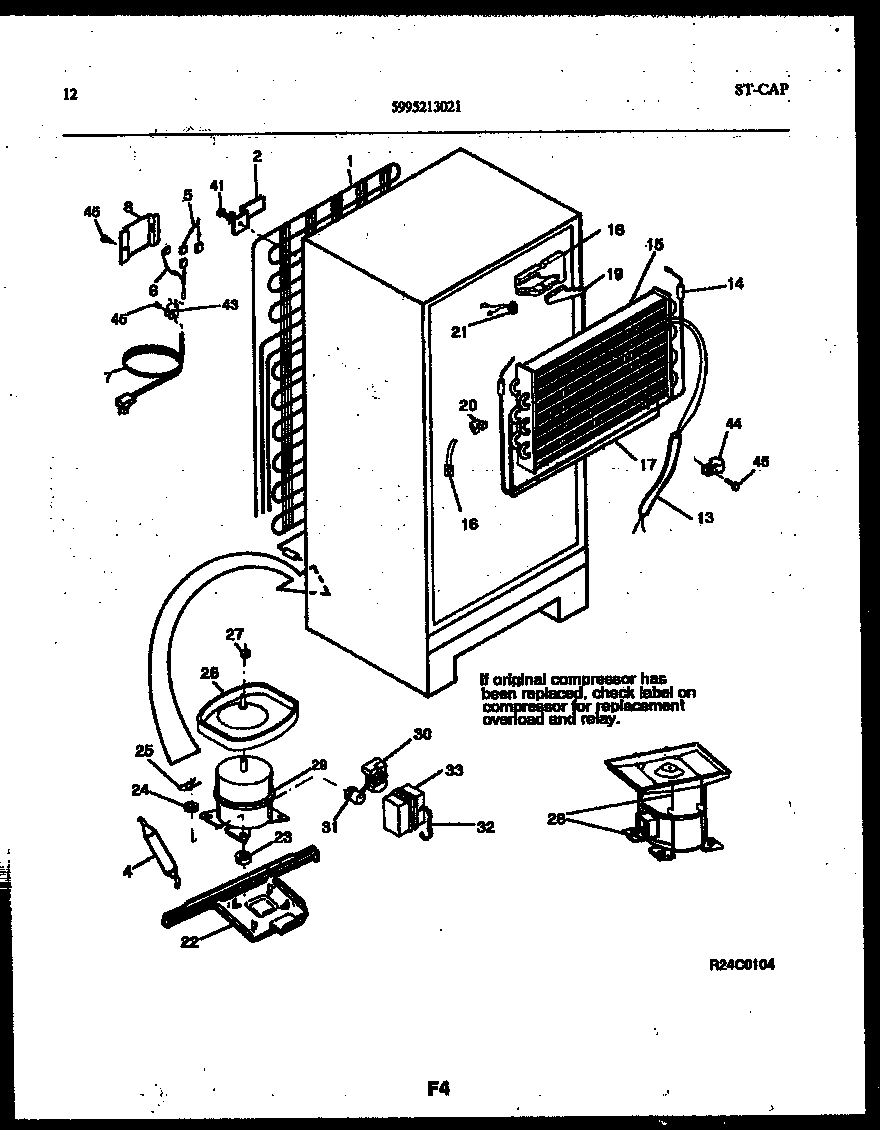 System and automatic defrost parts