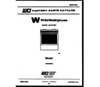 White-Westinghouse KS540NKW2 cover diagram