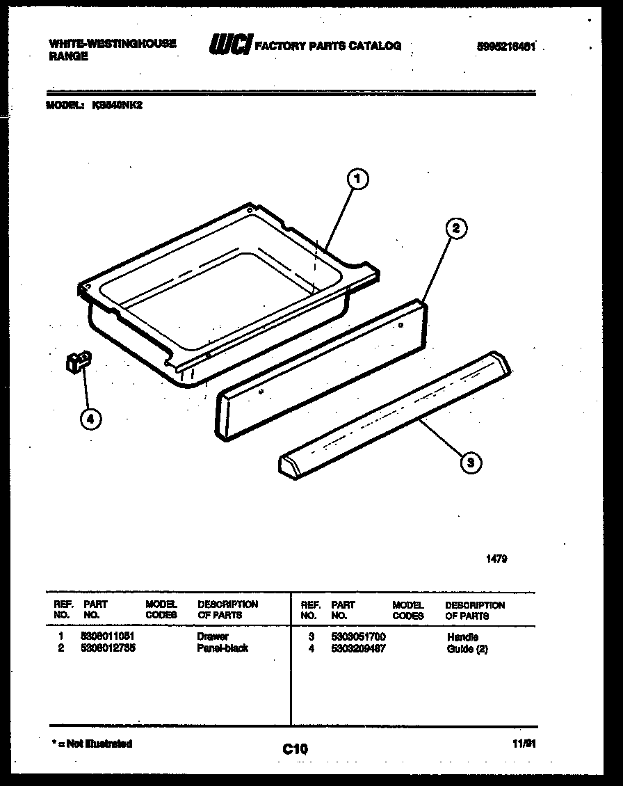 DRAWER PARTS